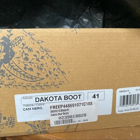 Free People FP New Dakota Leather Suede Slouchy Boot Boots Booties Heels 41 - Picture 11 of 16